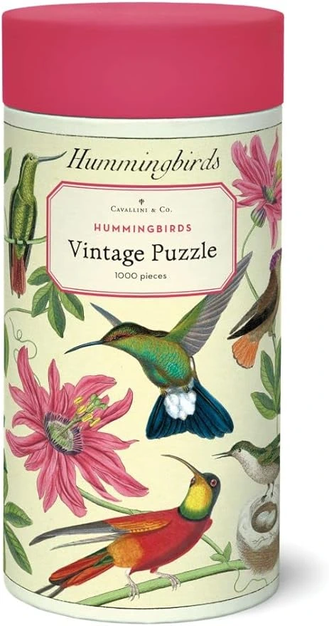 Cavallini Hummingbirds 1000 Piece Puzzle